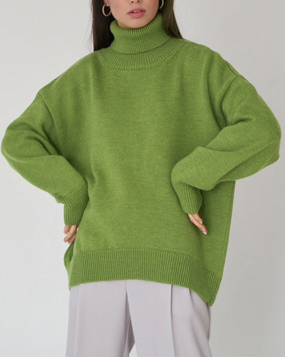 Marcia | Damen Oversized Roll Neck Jumper