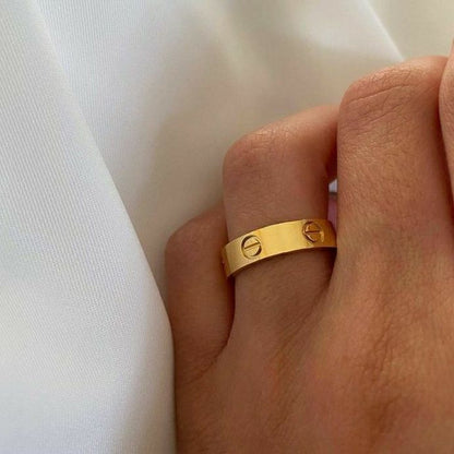 Liefde Bloemen Schoonheid Ring