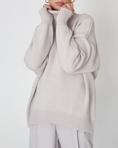 Marcia | Damen Oversized Roll Neck Jumper