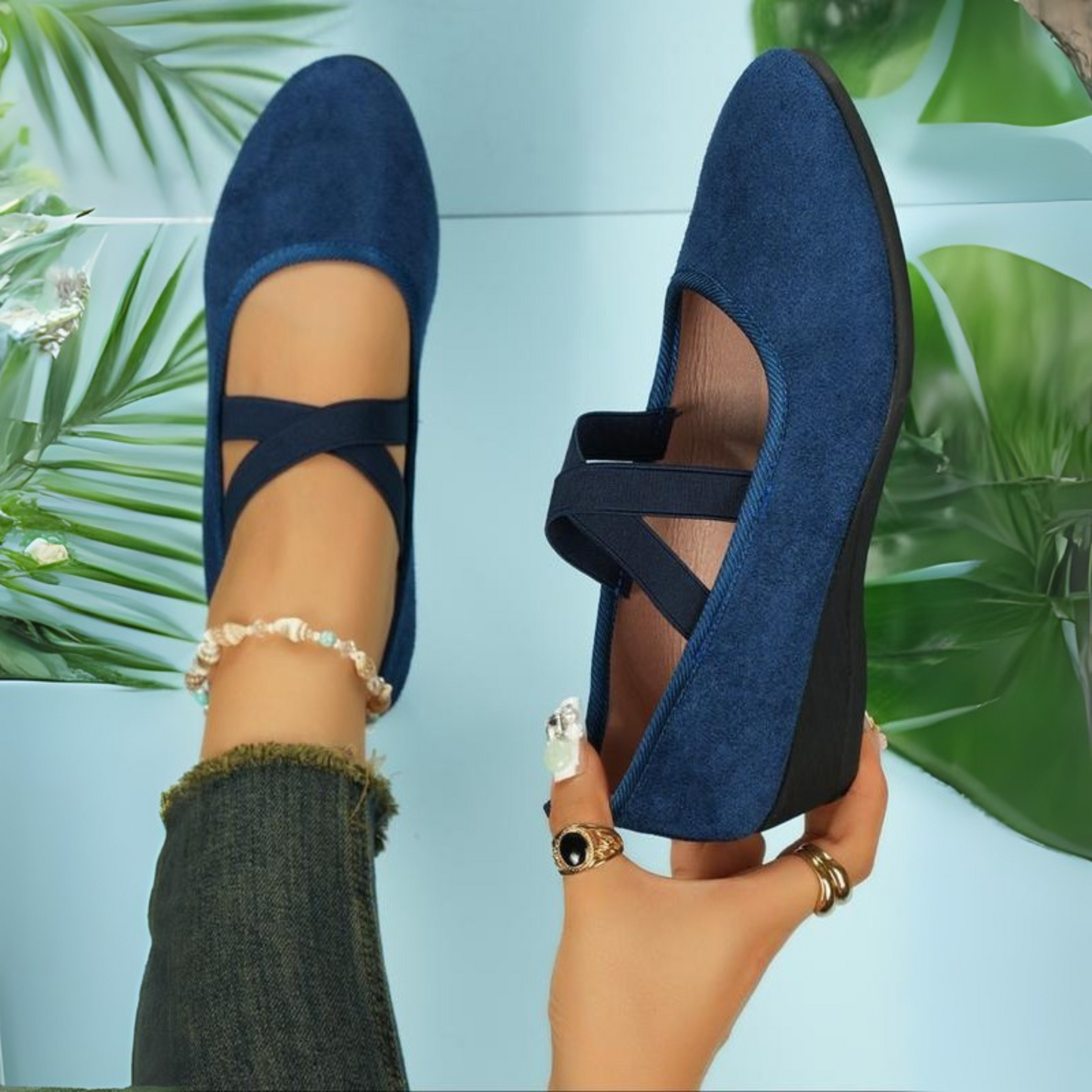 Victoria - Elegant Closed Wedge Schuhe