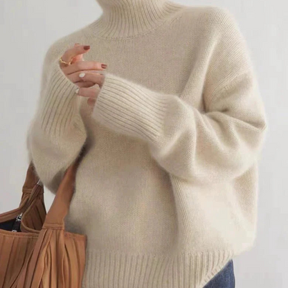 Judith | Damen Oversized Turtleneck Sweater