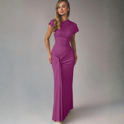 LOLA™ - Elegant Wrap Ruched Bodycon Formal Kleid