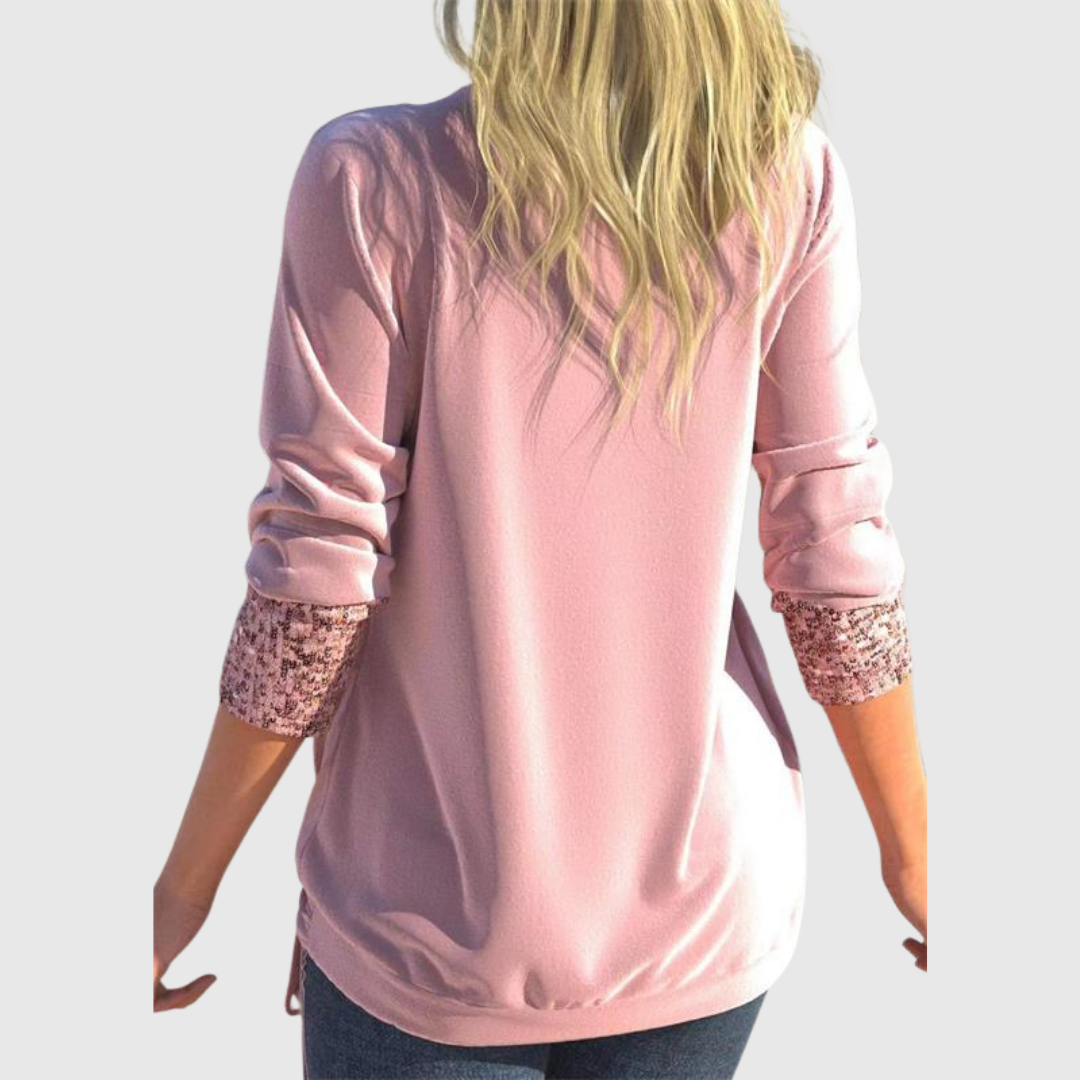 Odeline | Modern Sequin Layer Bluse