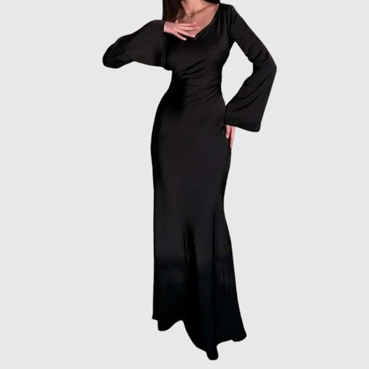 Sybilla | Winter Long-Sleeve Maxi Kleid