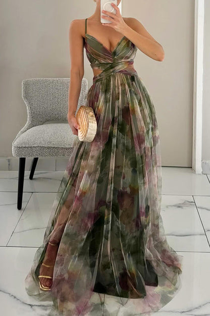 Madeline | Floral Maxi Kleid for Effortless Elegance