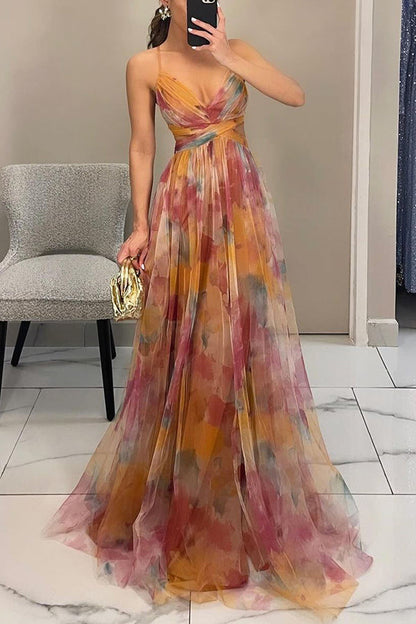 Madeline | Floral Maxi Kleid for Effortless Elegance