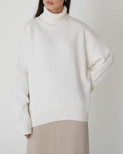 Marcia | Damen Oversized Roll Neck Jumper