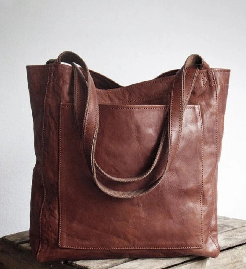 Lancaster - Classic Leather Tote Bag