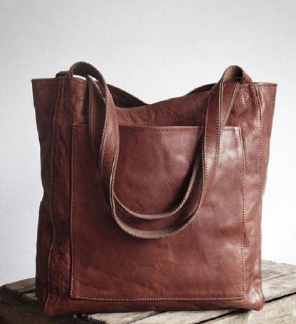 Lancaster - Classic Leather Tote Bag