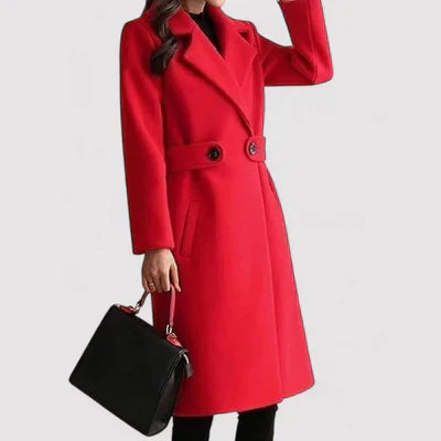 Clara - Wool Mantel with Belt