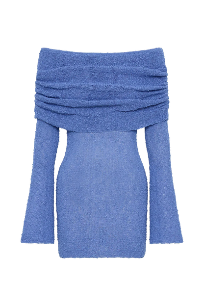 Lucy | Damen Off-Shoulder Mini Kleid