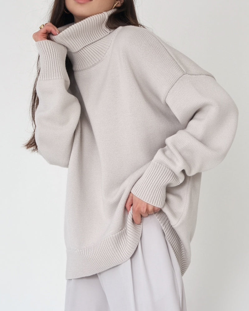 Marcia | Damen Oversized Roll Neck Jumper