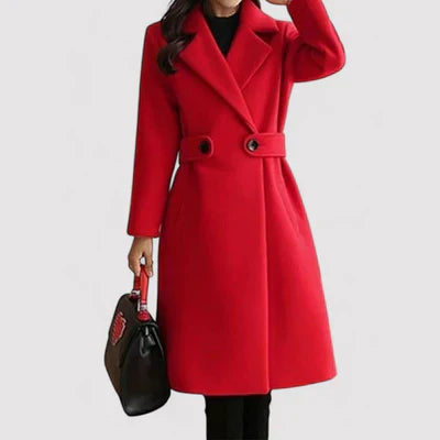 Clara - Wool Mantel with Belt