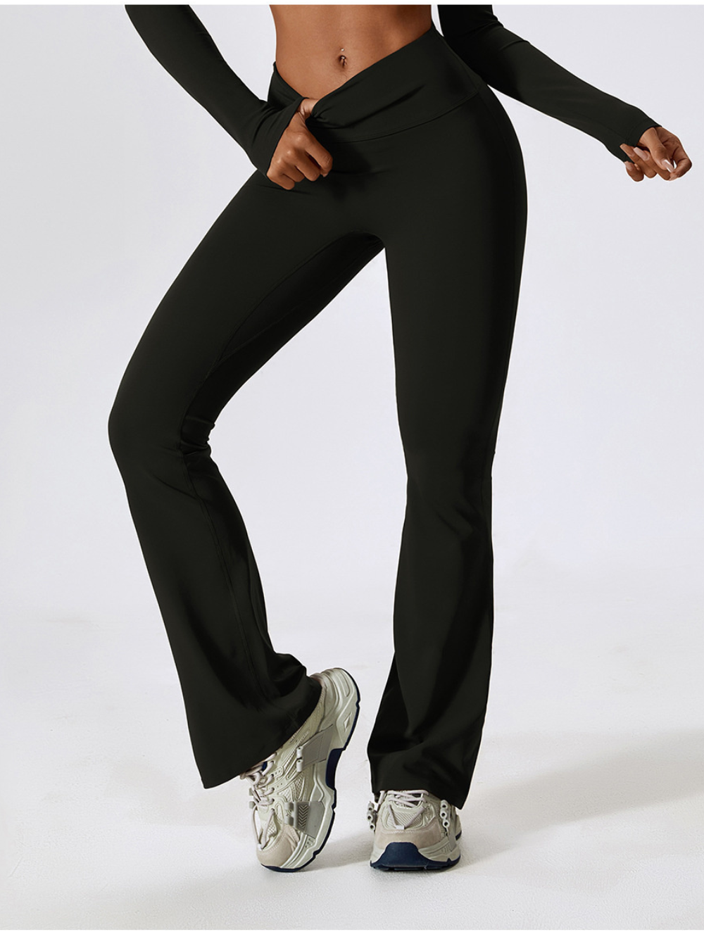Vivia - Shaping High-Waisted Flared Leggings