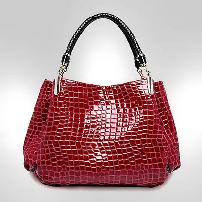 Besace - Elegant Croc Handtasche