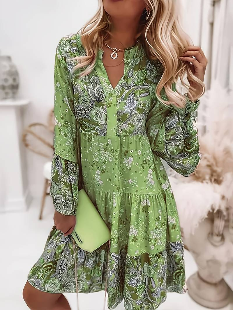 Gabriella | Stylish Boho Kleid with Floral Print