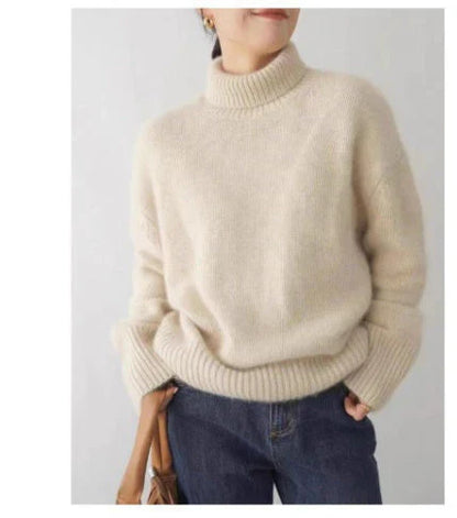 Judith | Damen Oversized Turtleneck Sweater