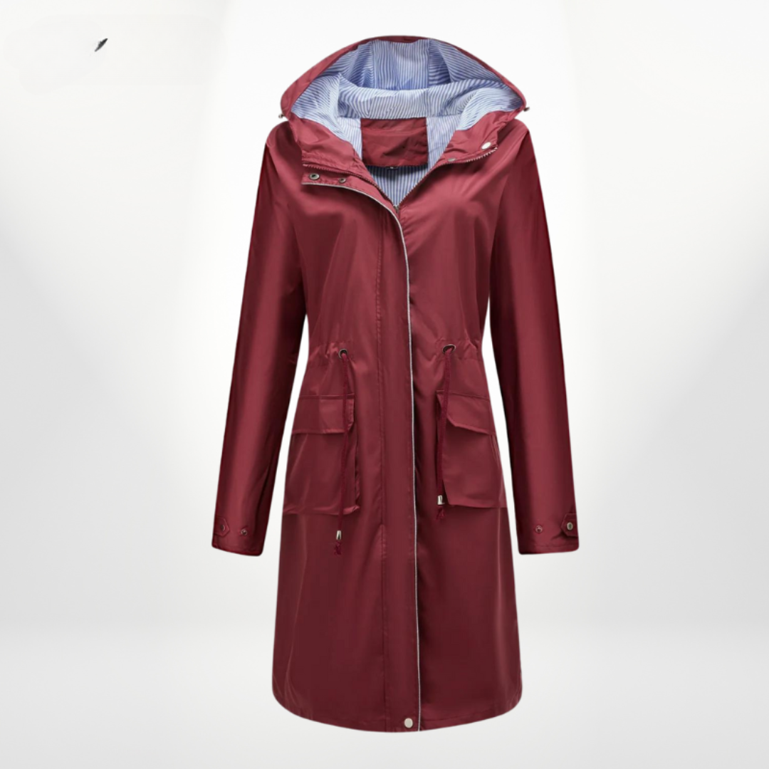 Charlotte | Damen Hooded Mid-Length Anorak Mantel
