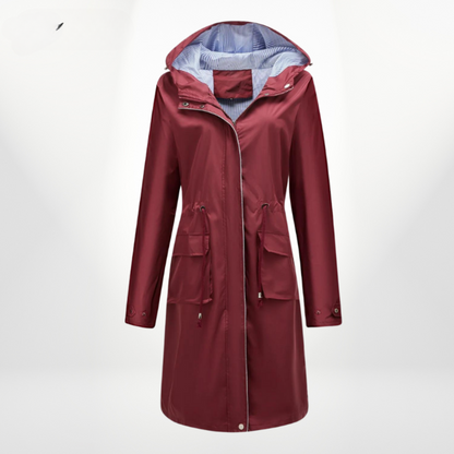 Charlotte | Damen Hooded Mid-Length Anorak Mantel