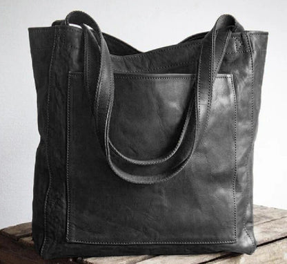 Lancaster - Classic Leather Tote Bag