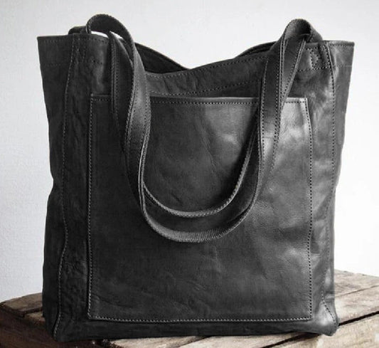Lancaster - Classic Leather Tote Bag