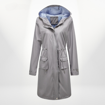 Charlotte | Damen Hooded Mid-Length Anorak Mantel