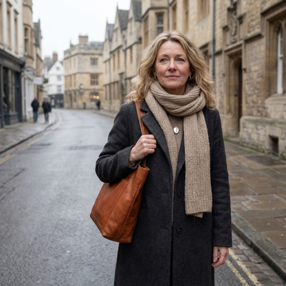 Lancaster - Classic Leather Tote Bag