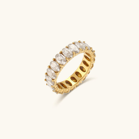 Sami Diamant Simulant Goldring