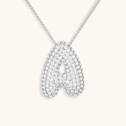 Aven Initial Diamant Halskette