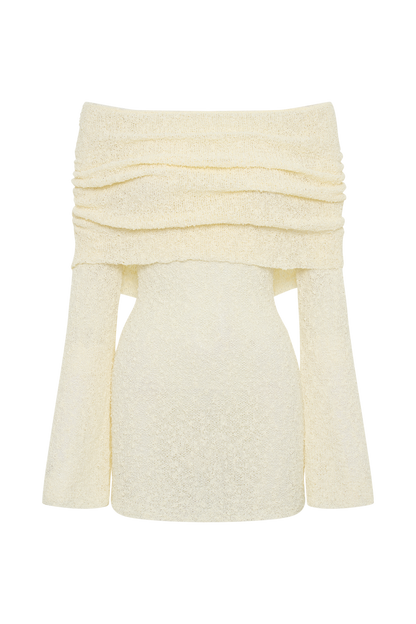 Lucy | Damen Off-Shoulder Mini Kleid