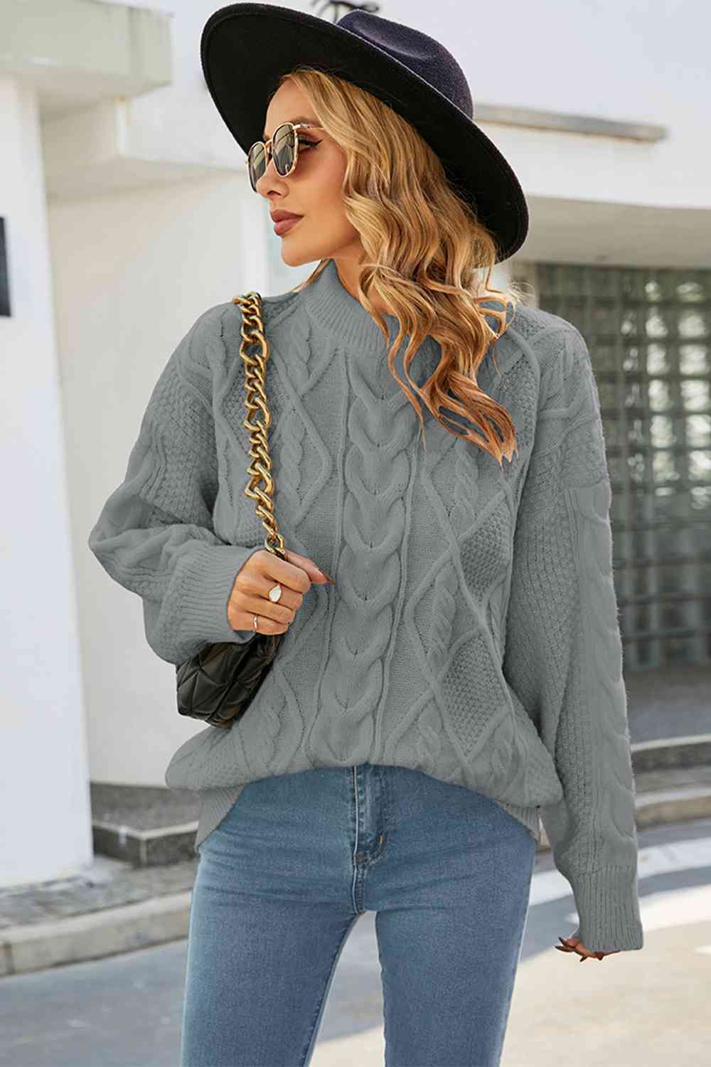 Dorothy | Damen Oversized Cable Knit Jumper