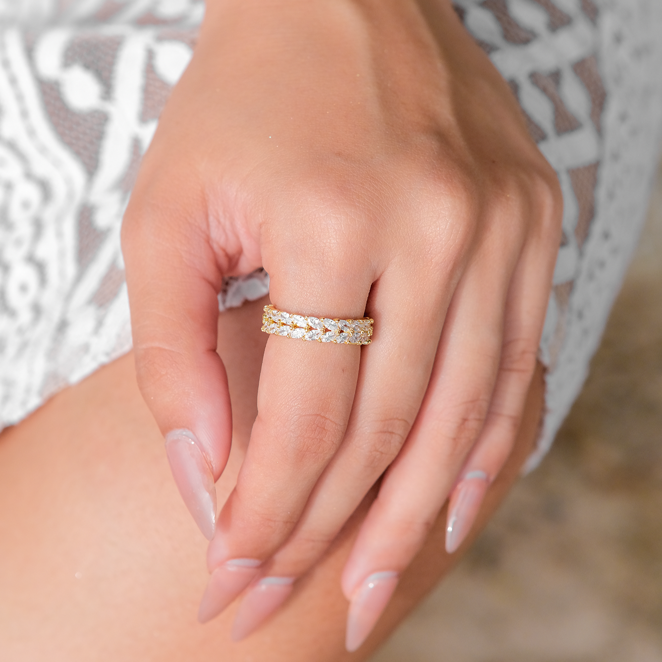 Ameriel gemusterter Ring