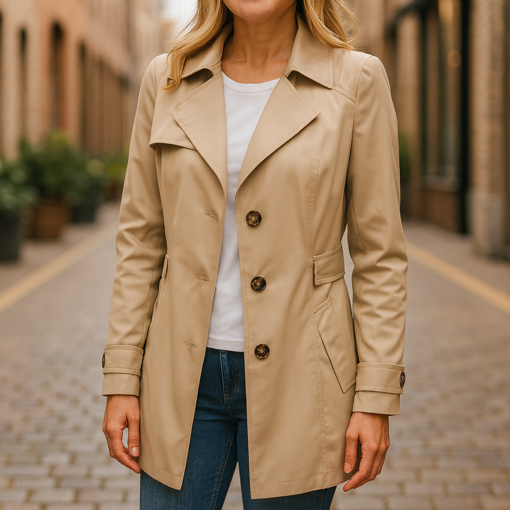 Jamie - Elegant Autumn Trench Mantel