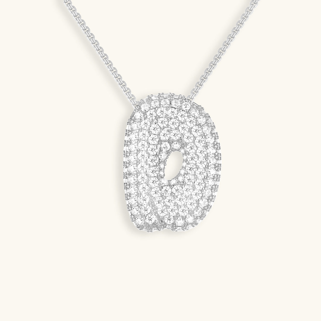 Aven Initial Diamant Halskette