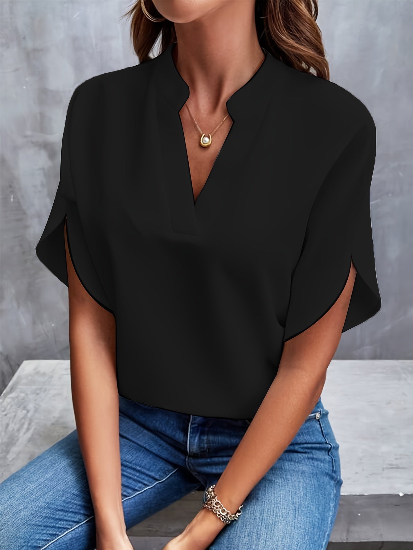 DELANEY™ - Elegant Modern Bluse