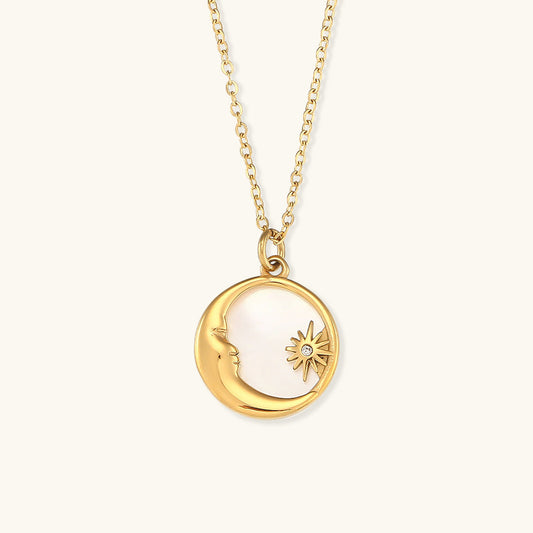 Eloa Lunar Goldene Halskette