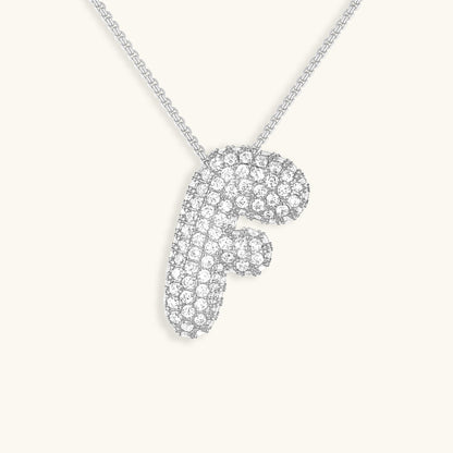 Aven Initial Diamant Halskette