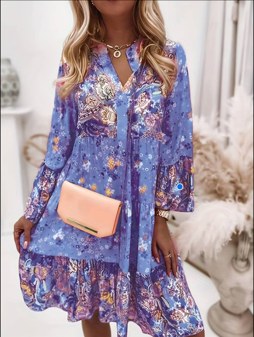 Gabriella | Stylish Boho Kleid with Floral Print