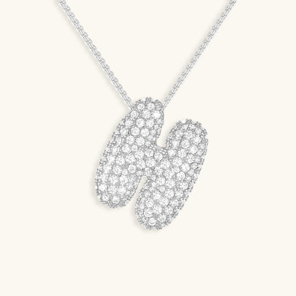 Aven Initial Diamant Halskette