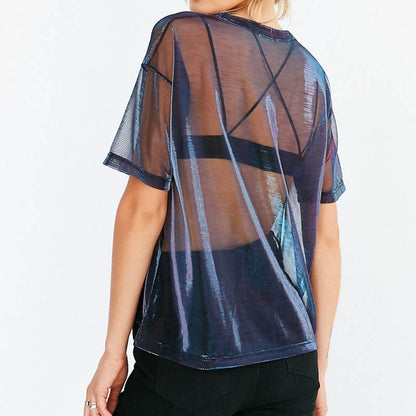 Calvin - Sheer Transparent Damen’s Summer Bluse
