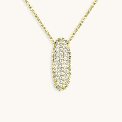 Aven Initial Diamant Halskette