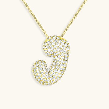 Aven Initial Diamant Halskette