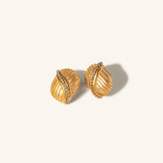 Thalea Goldene Ohrringe