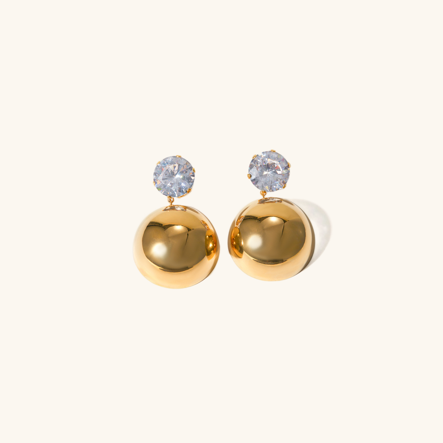 Noor Goldene Ohrringe