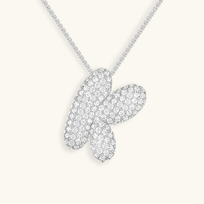 Aven Initial Diamant Halskette