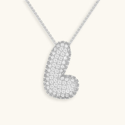 Aven Initial Diamant Halskette
