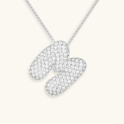 Aven Initial Diamant Halskette
