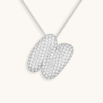 Aven Initial Diamant Halskette