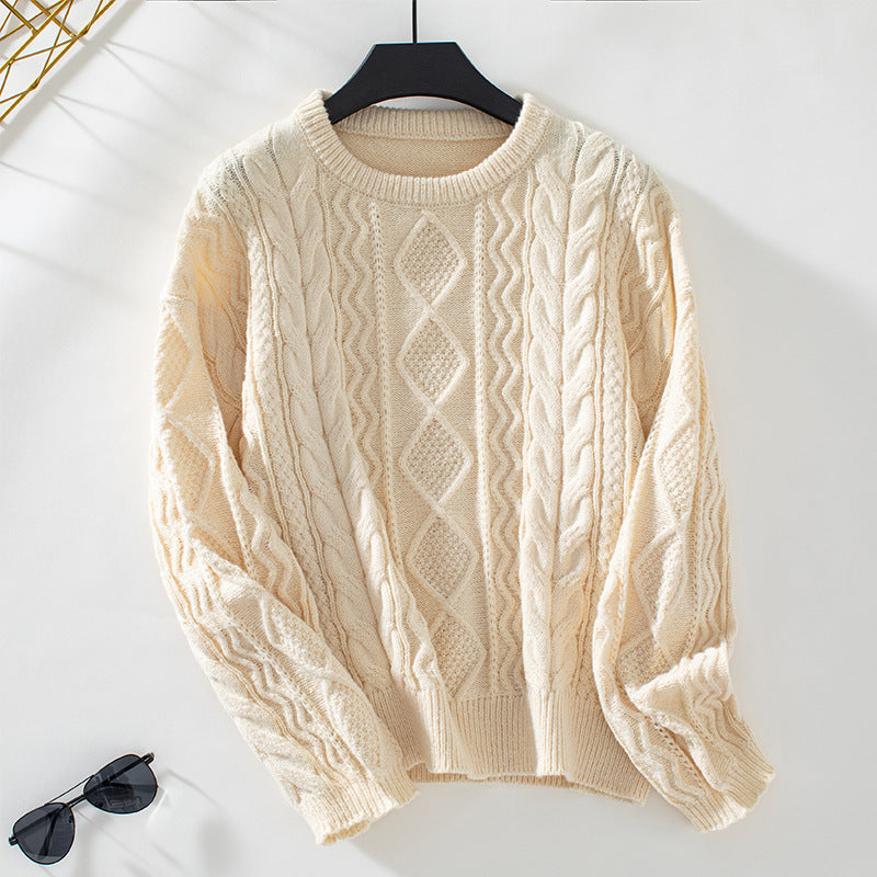 Fern | Cable Knit Long Sleeve Jumper for Damen