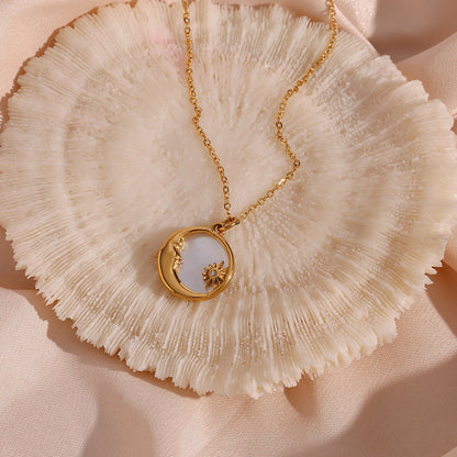 Eloa Lunar Goldene Halskette